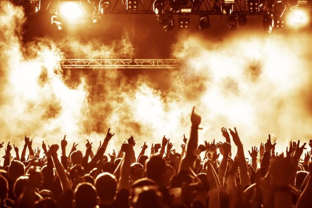 Stage presence with flames